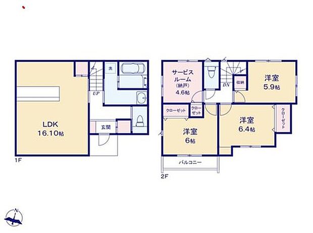 【3LDK+S】全居室フローリングの3SLDK！
エコジョーズ、浴室乾燥機、モニター付きインターホン、シャワー付き洗面化粧台など暮らしを豊かにサポートする充実の設備仕様。明るく開放的なLDK。魅力が詰まったお住まいです。