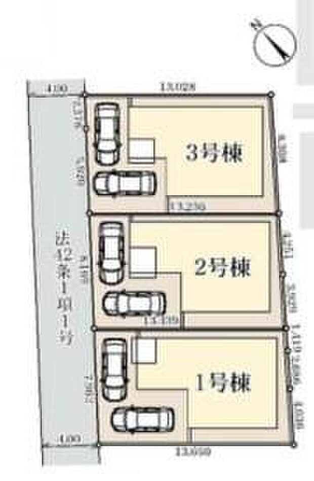 【全体区画図】閑静な住宅地に佇む上質なお住まい。自然の穏やかな移ろいを感じられる落ち着いた住環境。暮らしを豊かにサポートする充実の設備仕様。明るく開放的なLDK。魅力が詰まったお住まいです。