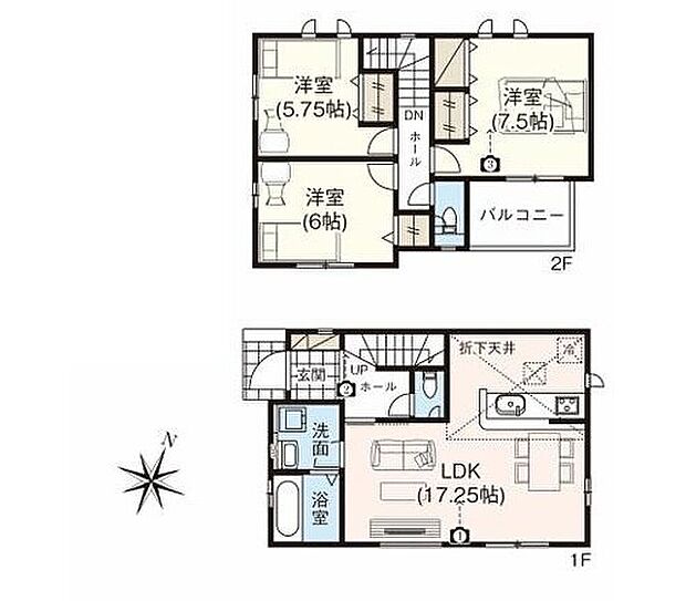 【3LDK】緑が多く四季の移ろいを感じられる落ち着いた住環境です。優しい陽の光が心地よいLDK。充実の設備仕様で暮らしをサポート!