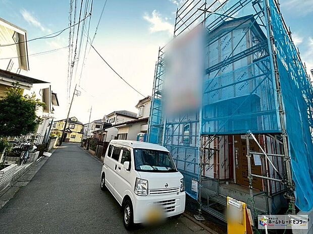 【前面道路含む現地写真】休日にご家族揃ってご見学はいかがでしょうか♪実際の現地を見てみると図面などではわからない、新たな発見もありますのでまずはお気軽にお問い合わせください♪