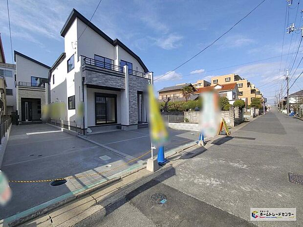 【現地外観写真】休日にご家族揃ってご見学はいかがでしょうか♪実際の現地を見てみると図面などではわからない、新たな発見もありますのでまずはお気軽にお問い合わせください♪