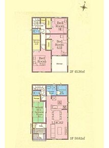 ●2階主寝室は広々7.5帖！2.2帖の大型収納スペース付きでお部屋がスッキリ片付きます◎
●水回り集中設計で毎日の家事がスムーズに！時短を叶えて生活にゆとりをもたらします♪ 