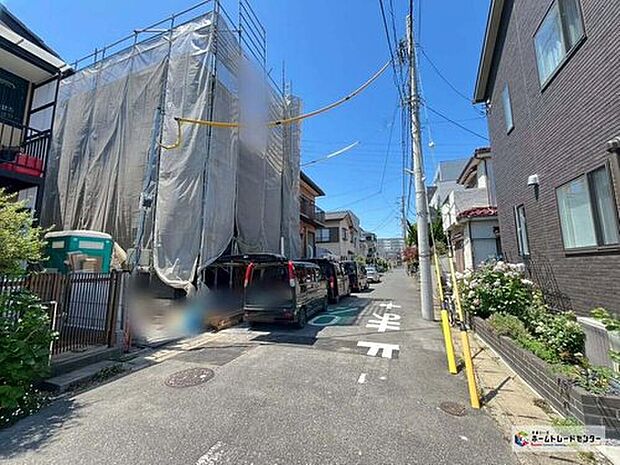 【現地外観写真】資料送付・ご見学即対応！ご不明点等、スタッフがしっかりと説明させていただきますので、安心して現地をご覧ください♪

