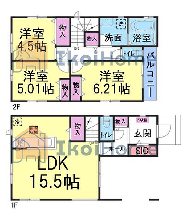 【ホームページに現地動画掲載中】●年中無休:当日予約可●3SLDK+南西向き!人気のリビング階段です