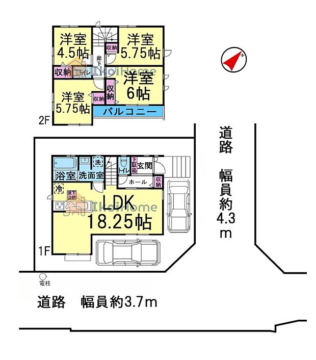 【ホームページに現地動画掲載中】●年中無休:当日予約可●LDK18帖!対面キッチン!全居室収納完備!