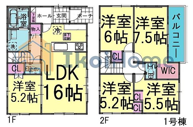 【ホームページに現地動画掲載中】●年中無休：当日予約可●お部屋間取り多く5LDKにWIC付き！