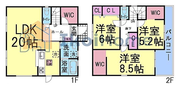 ●年中無休:当日予約可●LDK20帖!2階洋室3部屋ございます!WIC2箇所収納豊富!