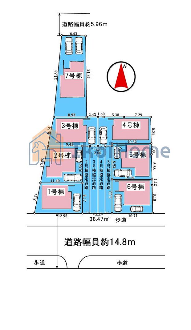 【ホームページに現地動画掲載中】●年中無休:当日予約可●全7区画の分譲地!7号棟は並列2台駐車可能!