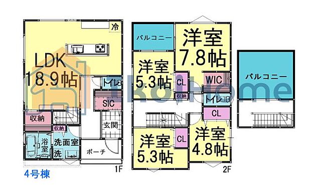【4LDK+S(納戸)】詳細・備考までお読み頂きありがとうございます。 新築戸建をご検討の方は以下の点にご注意ください。 1、各部屋の照明付きません＊一部玄関トイレ等のダウンライトは省く 2、カーテンレール・TVアンテナは付きません。 3、家具・家電・引越し等の費用も住宅ローン借入可能＊用審査あり 4、食洗器・カーポート・フロアコーティングも住宅ローン借入可能＊用審査あり 5、ご契約から引渡しまで通常3週間前後かかります