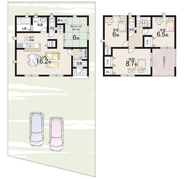 【3LDK+S(納戸)】○川越北小学校・・・徒歩15分 ○川越中学校・・・徒歩19分