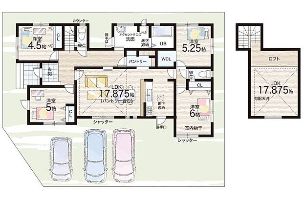 【4LDK】○速野小学校・・・徒歩１７分 ○明富中学校・・・徒歩２５分
