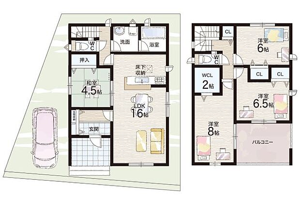 【4LDK】○祇王小学校・・・徒歩分10 ○野洲北中学校・・・徒歩13分
