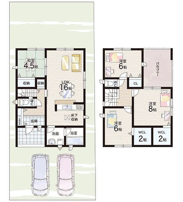 【4LDK】○小山田小学校・・・徒歩32分 ○西陵中学校・・・徒歩27分