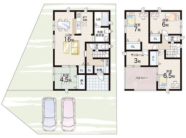 【4LDK】○竹永小学校・・・徒歩24分 ○八風中学校・・・徒歩50分