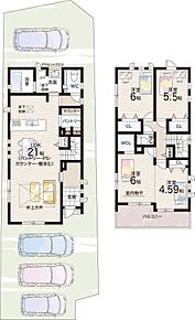 ○笠縫小学校・・・徒歩10分 ○松原中学校・・・徒歩8分 