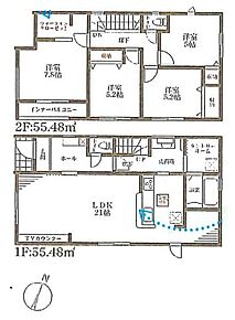 ○甲南第一小学校・・・徒歩11分 ○甲南中学校・・・徒歩29分 
