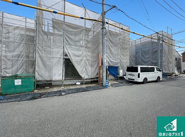現在の進捗状況です！順調に作業進行中、完成が待ち遠しいです！詳細の間取り等、お気軽にお問い合わせください！
