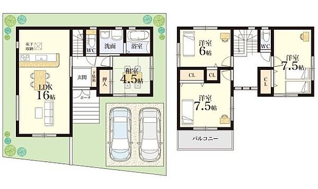 【4LDK】〇藤江小学校・・・徒歩10分 〇望海中学校・・・徒歩15分