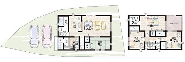 【4LDK+S(納戸)】○双葉小学校・・・徒13分 ○双葉中学校・・・徒歩7分