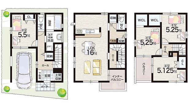 【4LDK】○藤江小学校・・・徒歩5分 ○望海中学校・・・徒歩17分