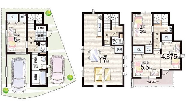 【4LDK】○藤江小学校・・・徒歩5分 ○望海中学校・・・徒歩17分