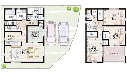 ○谷八木小学校・・・徒歩７分 ○大久保中学校・・・徒歩１４分 