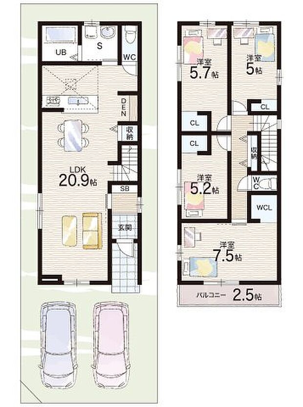 【4LDK】○播磨小学校・・・徒歩3分 ○播磨南中学校・・・徒歩13分