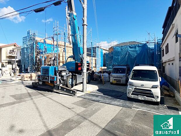 【外観】現在建築中!落ち着いた街並みで新生活を始めることが出来そう!周辺の物件も併せてご紹介させて頂きます!