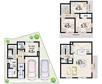 ○藤江小学校・・・徒歩23分 ○望海中学校・・・徒歩22分 