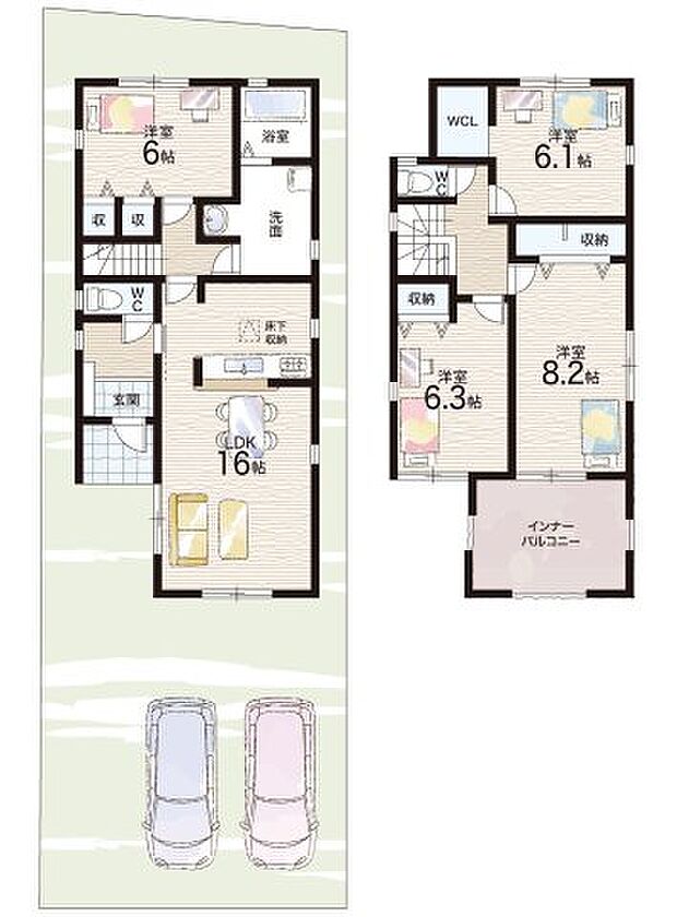 【4LDK】○安室小学校・・・徒歩4分 ○安室中学校・・・徒歩8分