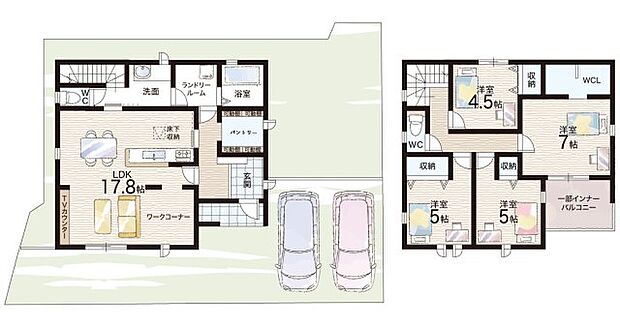 【4LDK】○安室小学校・・・徒歩6分 ○安室中学校・・・徒歩5分