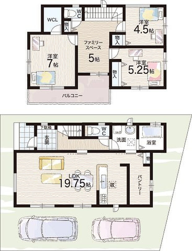 【3LDK+S(納戸)】○東神吉南小学校・・・徒歩15分 ○神吉中学校・・・徒歩17分