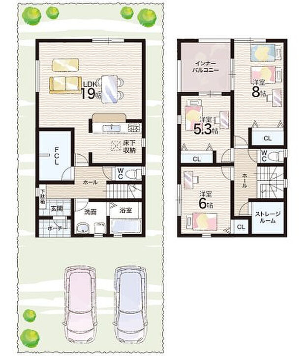 【3LDK+S(納戸)】○塩屋小学校・・・徒歩11分 ○赤穂西中学校・・・徒歩12分