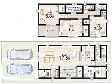 ○二見西小学校・・・徒歩5分 ○二見中学校・・・徒歩3分 