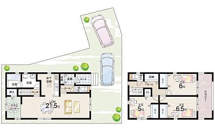 ○八幡小学校・・・徒歩20分 ○夢前中学校・・・徒歩38分 