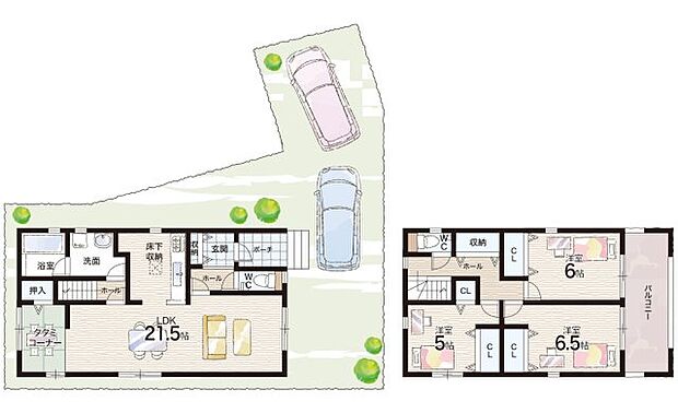 【3LDK】○八幡小学校・・・徒歩20分 ○夢前中学校・・・徒歩38分