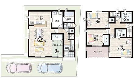 ○伊川谷小学校・・・徒歩14分 ○伊川谷中学校・・・徒歩5分 