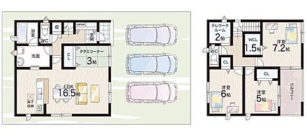 ○斑鳩小学校・・・徒歩10分 ○太子西中学校・・・徒歩22分 