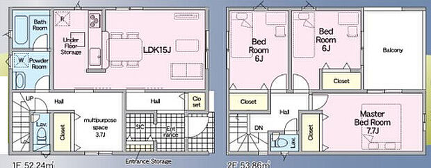 【3LDK】○坂越小学校・・・徒歩15分 ○坂越中学校・・・徒歩12分