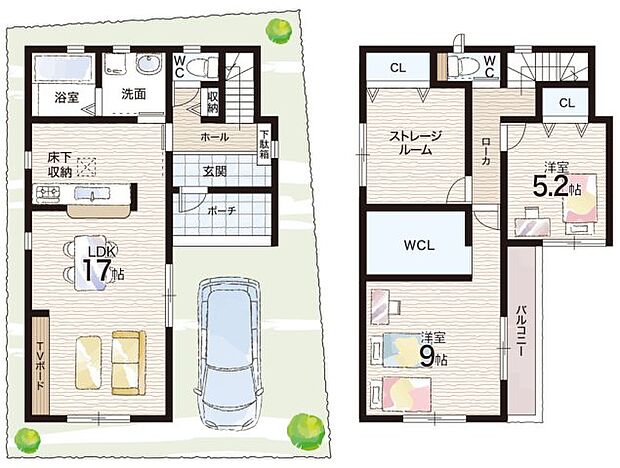 【2LDK+S(納戸)】○大観小学校・・・徒歩9分 ○衣川中学校・・・徒歩12分