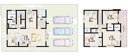 ○塩屋北小学校・・・徒歩8分 ○塩屋中学校・・・徒歩22分 