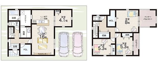 【4LDK】○斑鳩小学校・・・徒歩2分 ○太子東中学校・・・徒歩21分