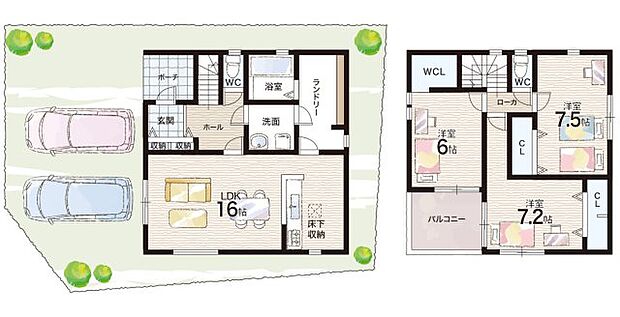 【3LDK】○西山小学校・・・徒歩9分 ○有野北中学校・・・徒歩22分