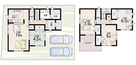 ○高岡西小学校・・・徒歩9分 ○高丘中学校・・・徒歩23分 