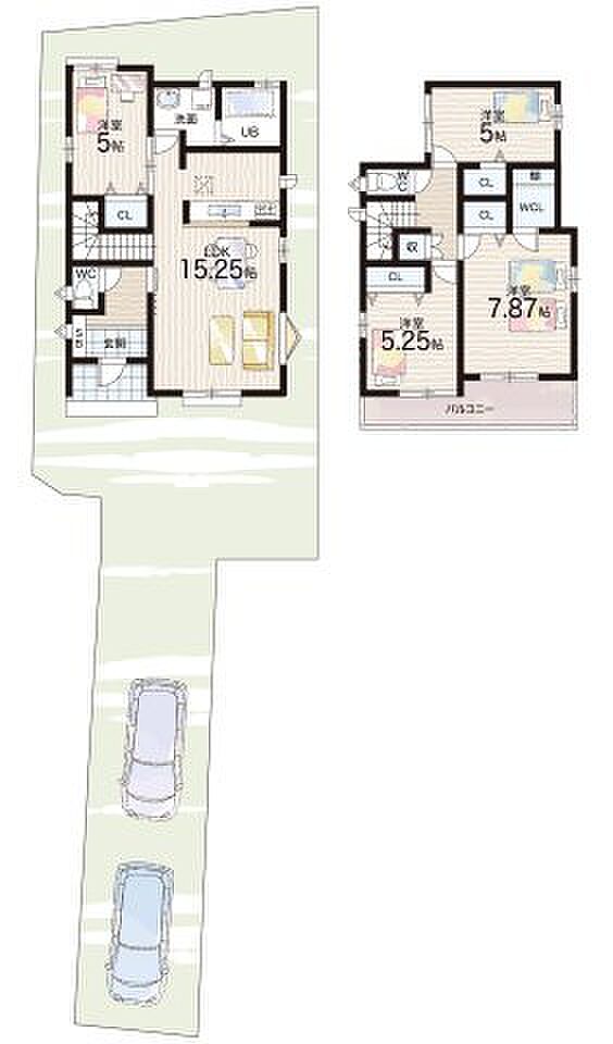【4LDK】○錦浦小学校・・・徒歩9分 ○魚住中学校・・・徒歩32分