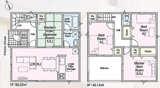(1号棟)、価格2990万円、4LDK、土地面積127.68m2、建物面積92.34m2