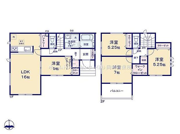 (1号棟)、価格3880万円、4LDK、土地面積127.98m2、建物面積97.29m2