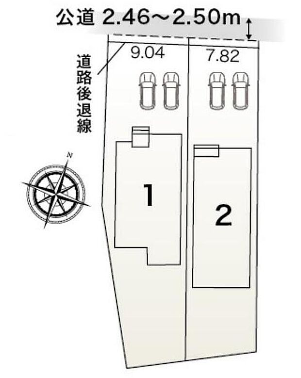 全２棟☆両棟ともに平屋建てプランです☆子育て中から老後まで、長く安心して暮らすことができます◎