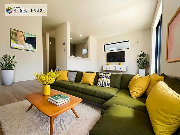 【リビング】家具はAI画像になります。