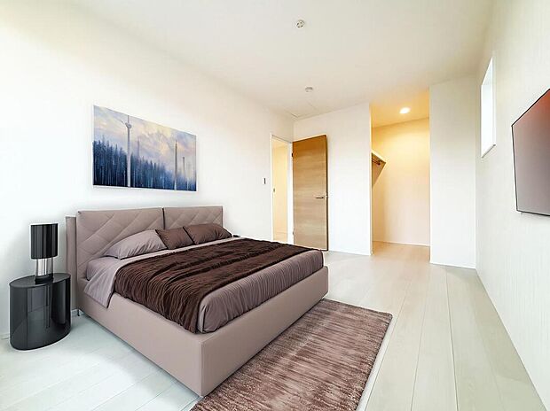 【リビング以外の居室】各居室に収納を設けました!
お洋服をたくさんお持ちの方でもたっぷり収納でき、お部屋を最大限広くご活用いただけます♪